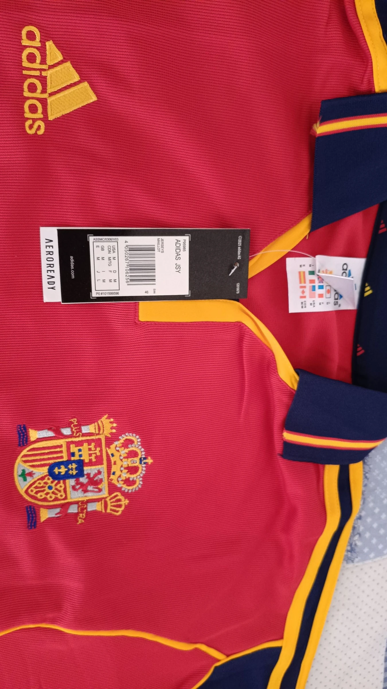 Camiseta da Espanha anos 90 tamanho M – photo 4
